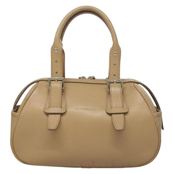 Burberry Beige Leather Handbag (Pre-Owned) - Picture 1 of 16